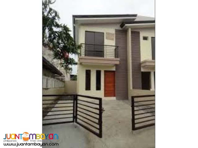 Affordable house and lot Duplex Previo model House