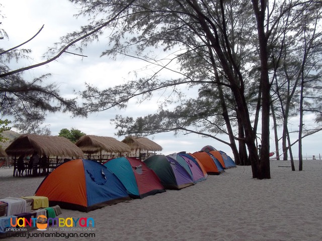 Camping, Anawangin Package