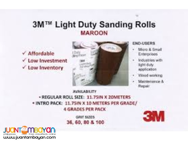 sandpaper per roll 3m brand price inside LESS 10%