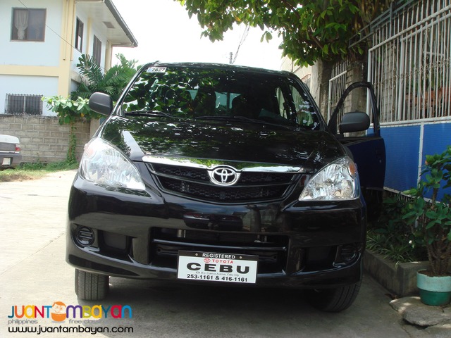 7 seater Toyota Avanza for Rent CEBU (900)