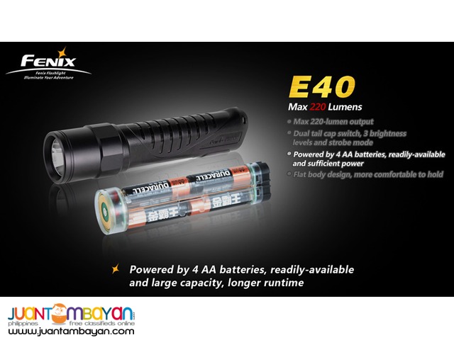 Fenix E40 Cree XP-E LED Flashlight Fenix E40 Cree XP-E LED Flashlight