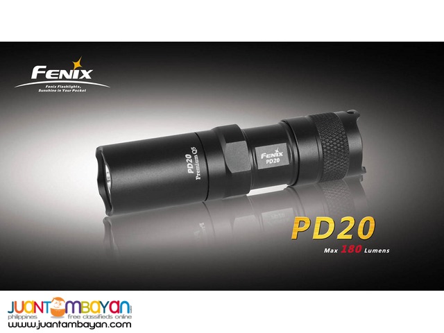 Fenix PD20 LED Flashlight 180 Lumens 4mode function Twist Fenix PD20 LED Flashlight 180 Lumens 4mode function Twist