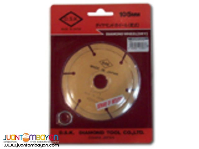 JAPAN DSK DIAMOND CUTTER 105MM 4inches JAPAN DSK DIAMOND CUTTER 105MM 4inches