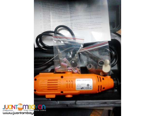 Mini Professional Grinder/Rotary Drill, with some Accessories bits