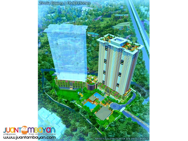 Zinnia Towers Pre Selling High Rise Condo in Munoz QC by DMCI