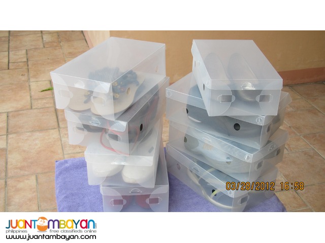 Clear Plastic ladies Shoe Box