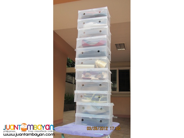 Clear Plastic ladies Shoe Box