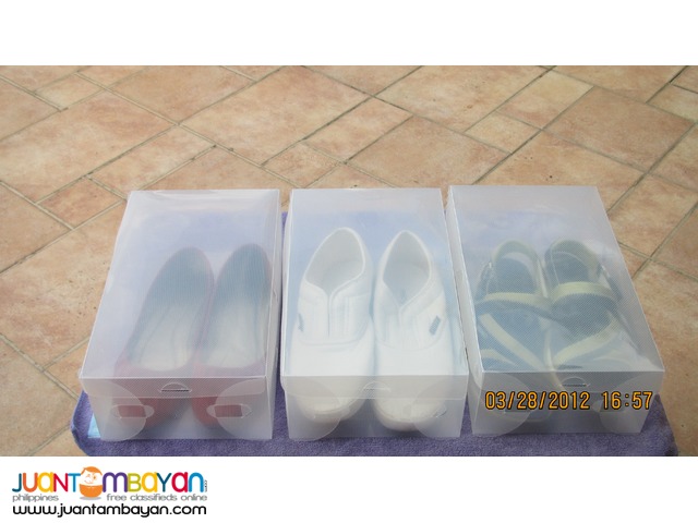 Clear Plastic ladies Shoe Box