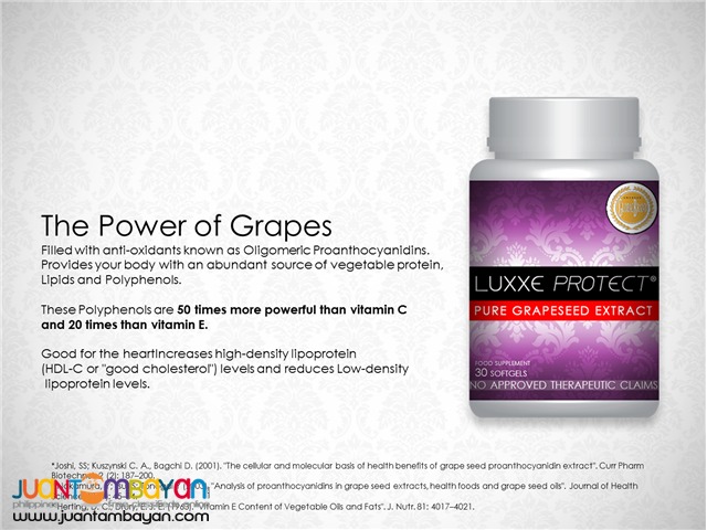 Luxxe Protect Food Suppliment Vitamin C and E