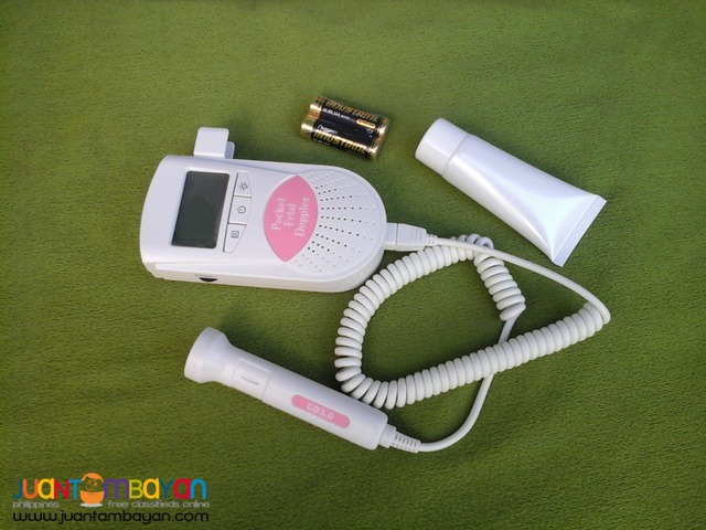Portable Fetal Doppler 3 Mhz with LCD and built in speaker