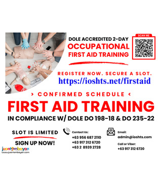 2 days First Aid Training BLS Training Compliance DOLE Requirement
