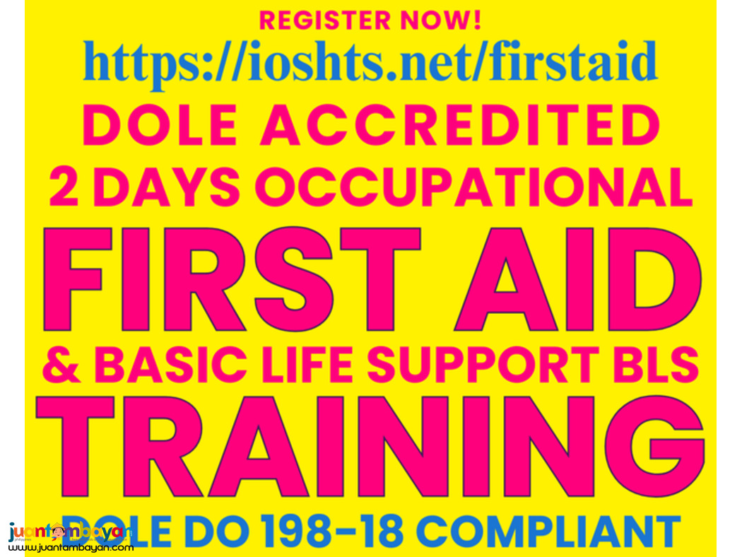 DOLE Approved First Aid Training for Compliance and Certification