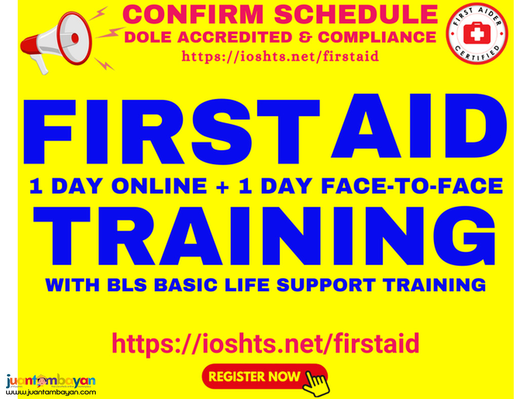 Online DOLE Accredited First Aid Training BLS Training DOLE Hybrid