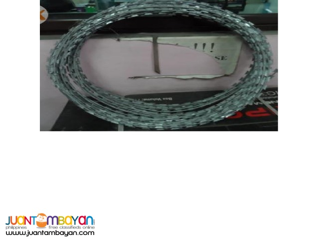 razor wire combat wire 7kilos with free cotton gloves