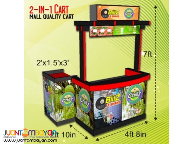 Maker and Fabricator of Carts, Kiosks, Booths, Shops