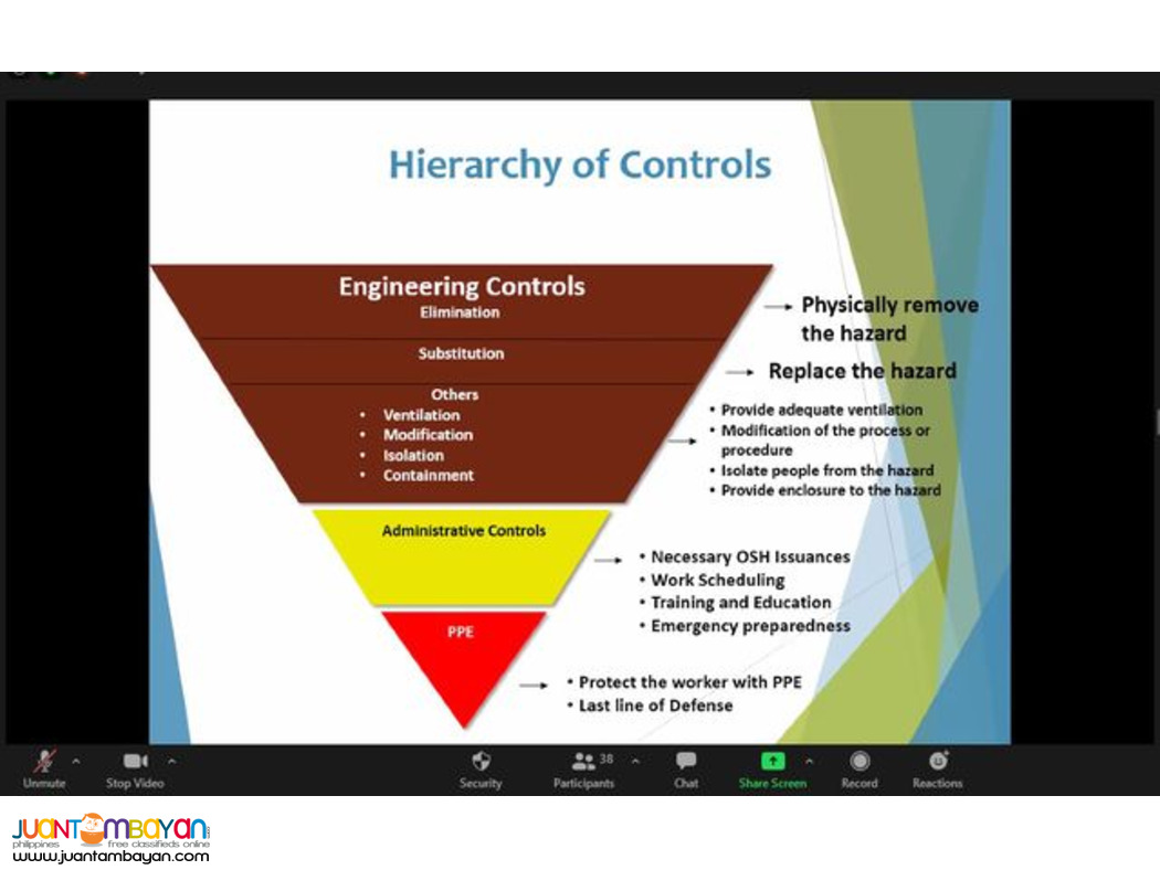 DOLE BOSH Training for Safety Officer 2 SO2 Online Philippines