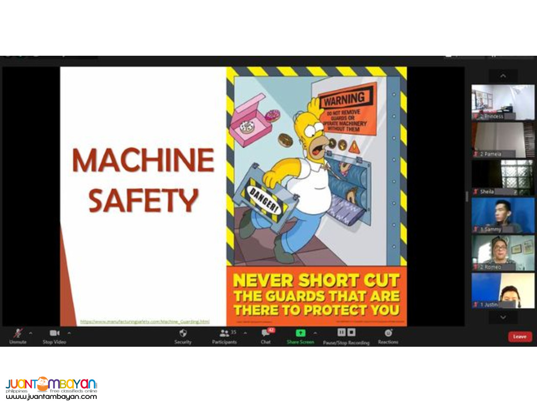 DOLE BOSH Training for Safety Officer 2 SO2 Online Philippines