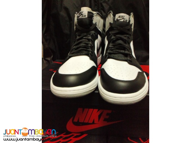 Genuine Air Jordan 1 Barons Basketball Shoes