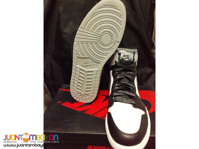 Genuine Air Jordan 1 Barons Basketball Shoes
