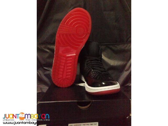 Genuine Air Jordan 1 TXT Breds Basketball Shoes