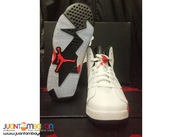 Genuine Air Jordan 6 Infrared Gradeschool Basketball Shoes