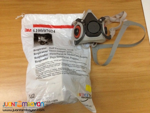  3M Half Facepiece Reusable Respirator 6100(Small), 6200 (Medium) 