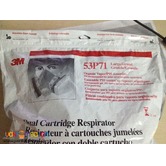  3M 53P71 Large Dual Cartridge OV,P95 Respirator Assembly 