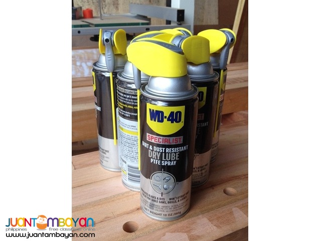 WD-40 Specialist Dirt and Dust Resistant Dry Lube PTFE Spray