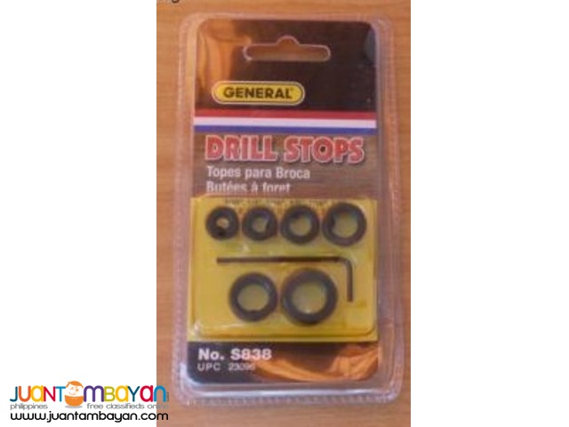 General Tools & Instruments S838 6 Piece Drill Stop General Tools & Instruments S838 6 Piece Drill Stop
