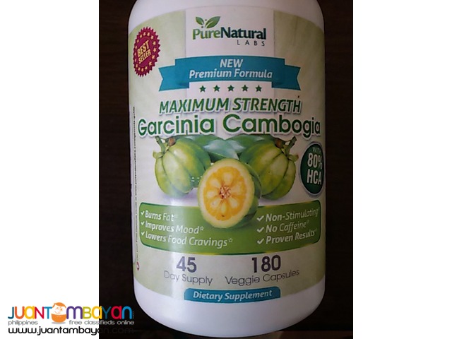Garcinia Cambogia 180ct 80%HCA 45 day-60 day supple highest Rated