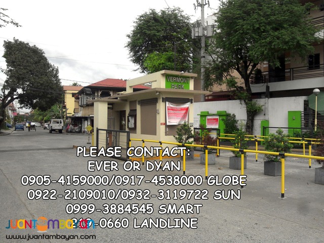 Lot for SALE in VERMONT PARK near SM Masinag