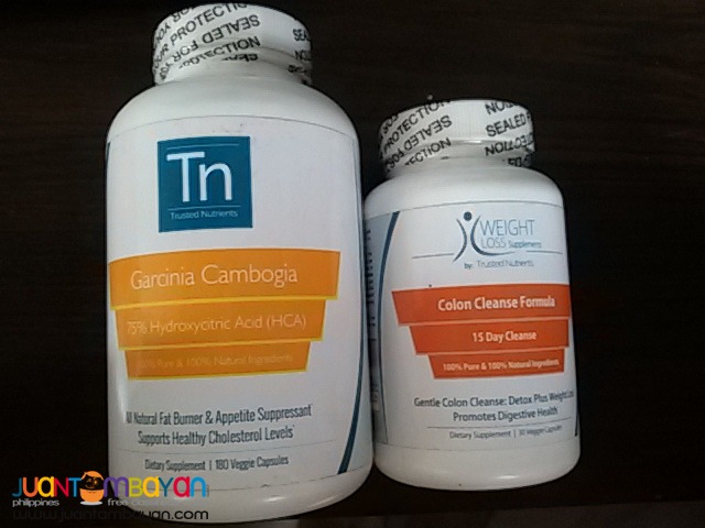 Garcinia Cambogia 75HCA 180 & Cleanse 60 By Trusted Nutrients