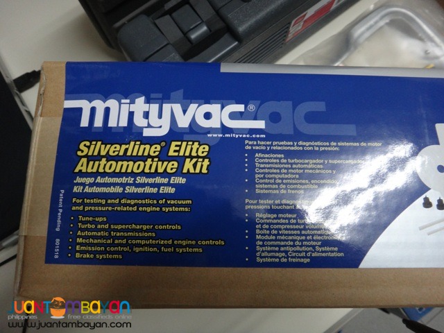 Mityvac Automotive Vacuum Pump Kit MITMV8500 Silverline Elite