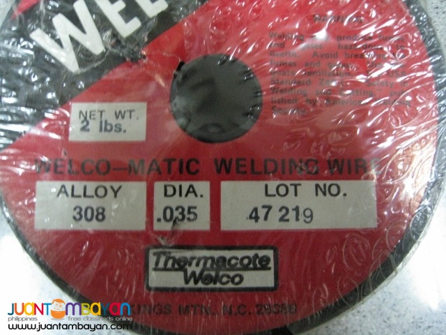 Welco AWS308 2-lb Stainless Mig Wire Spool