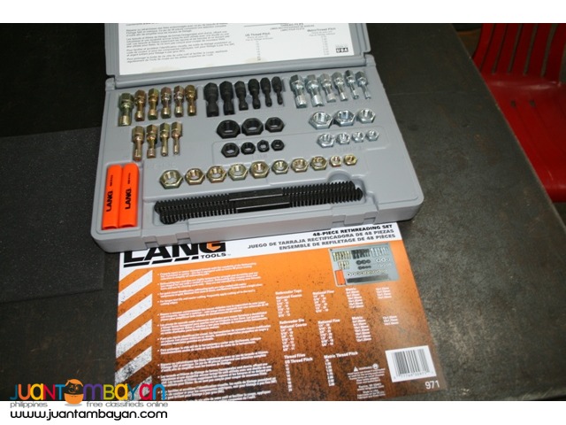 A&E Lang Tools SAE and Metric Thread Restorer Kit - USA