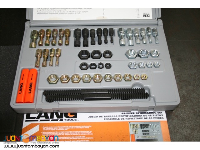 A&E Lang Tools SAE and Metric Thread Restorer Kit - USA