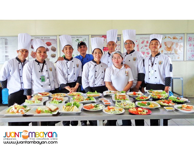 6 Months Culinary Arts TESDA Registered Short Course in Bacoor Cavite