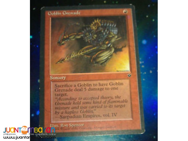 Goblin Grenade (Magic the Gathering Trading Card Game) Goblin Grenade (Magic the Gathering Trading Card Game)