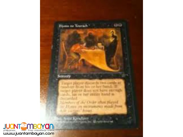 Hymn to Tourach (Magic the Gathering Trading Card Game) 