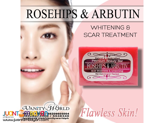 ROSEHIPS & ARBUTIN SOAP Whitening and Scar Treatment