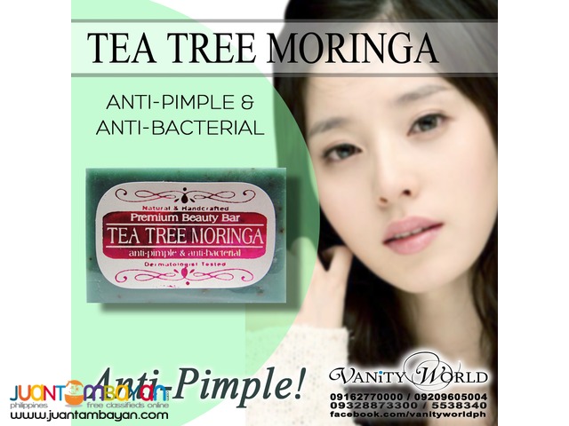 TEA TREE MORINGA SOAP Anti-pimple and Anti bacterial