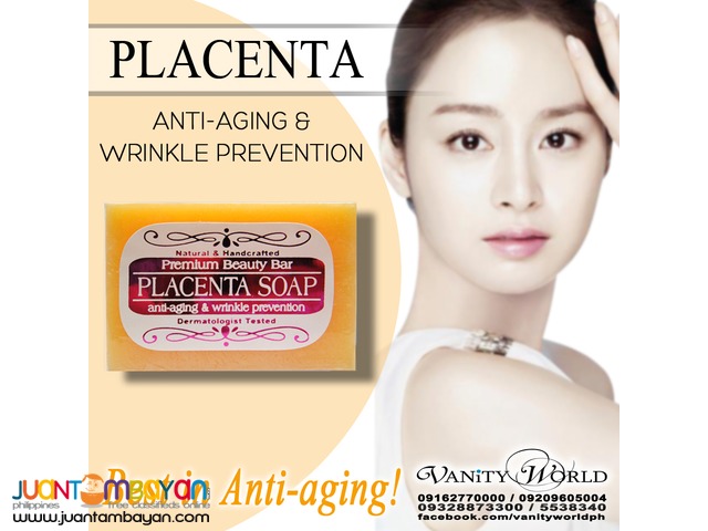 PLACENTA SOAP Anti-aging & Wrinkle Prevention