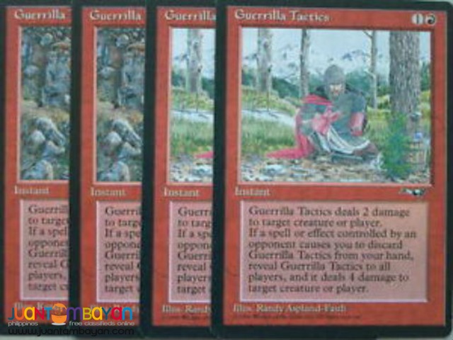 Guerilla Tactics (Magic the Gathering Trading Card Game) 