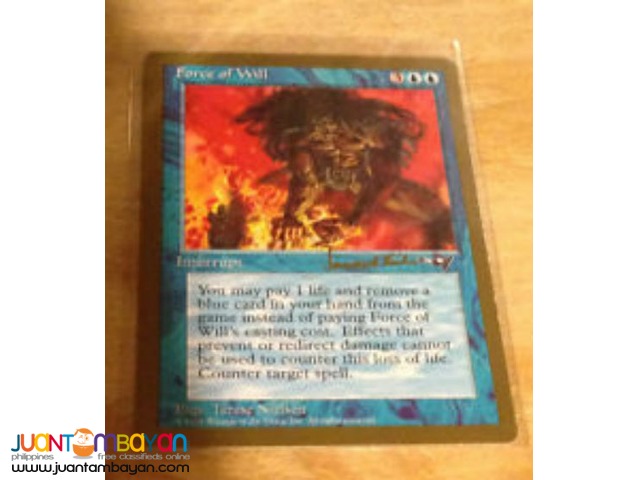 Force of Will (Magic the Gathering Trading Card Game) Force of Will (Magic the Gathering Trading Card Game)