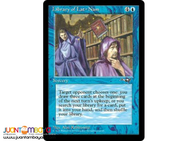 Library of Lat-Nam (Magic the Gathering Trading Card Game) 