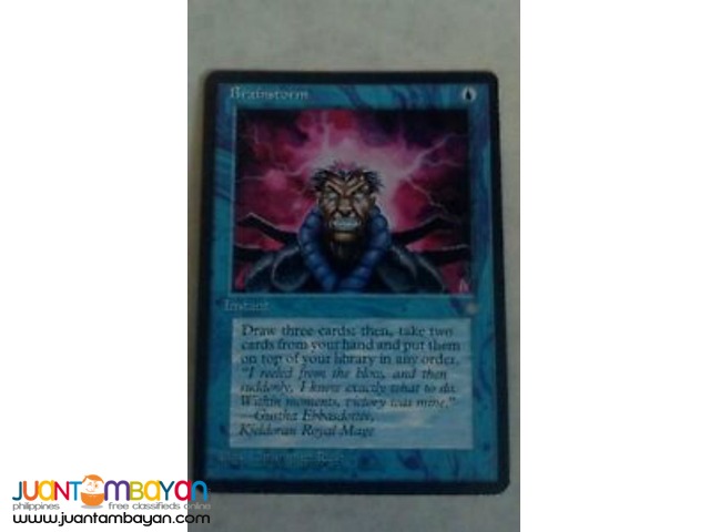 Brainstorm (Magic the Gathering Trading Card Game) 