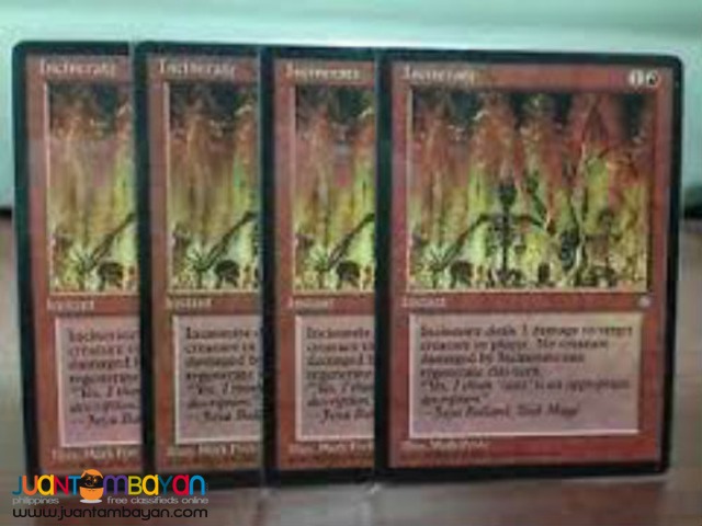 Incinerate (Magic the Gathering Trading Card Game) 