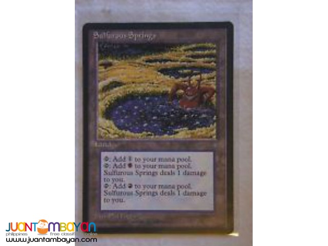 Sulfurous Springs (Magic the Gathering Trading Card Game) 