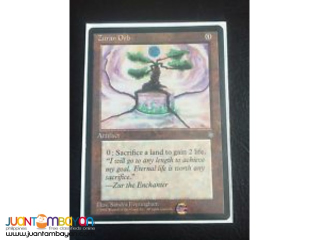 Zuran Orb (Magic the Gathering Trading Card Game)