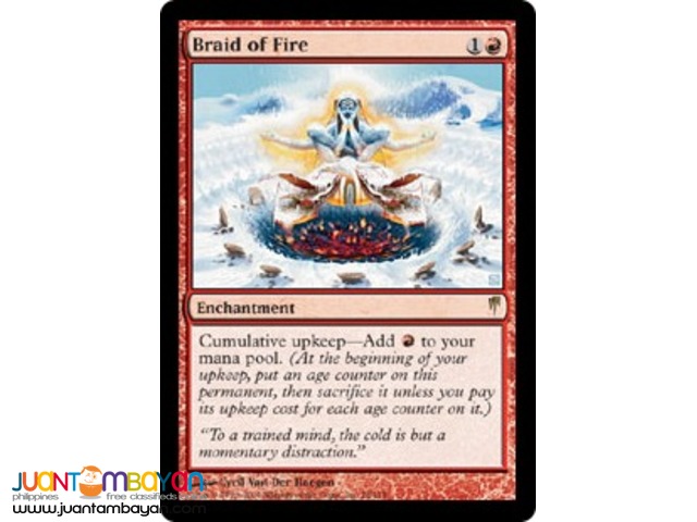 Braid of Fire (Magic the Gathering Trading Card Game)